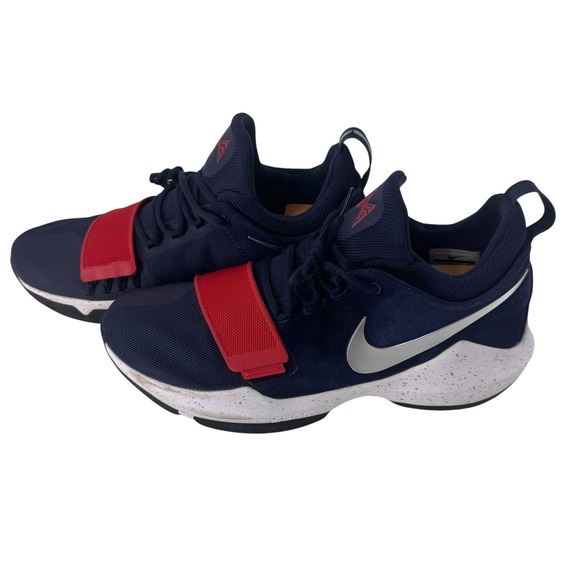 Nike PG 1 USA Midnight Navy Red White Basketball Shoes 878627-410 Mens 13 main image 11